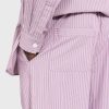 Toj Birkenstock | Birkenstock X Tekla Poplin Pyjamasbukser Mauve Stripes