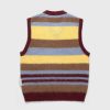 Toj Highsnobiety | Highsnobiety Alpaca Gradient Sweater Vest Gul/Rod