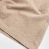 Toj Auralee | Auralee Hard Twist Cotton Cashmere Boat Neck Langaermet T-Shirt Beige