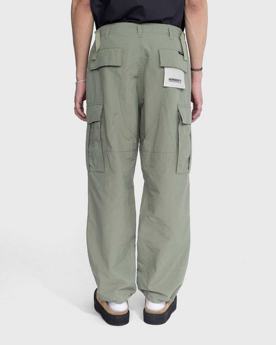 Toj Highsnobiety | Highsnobiety Nylon Cargo Pants Khaki