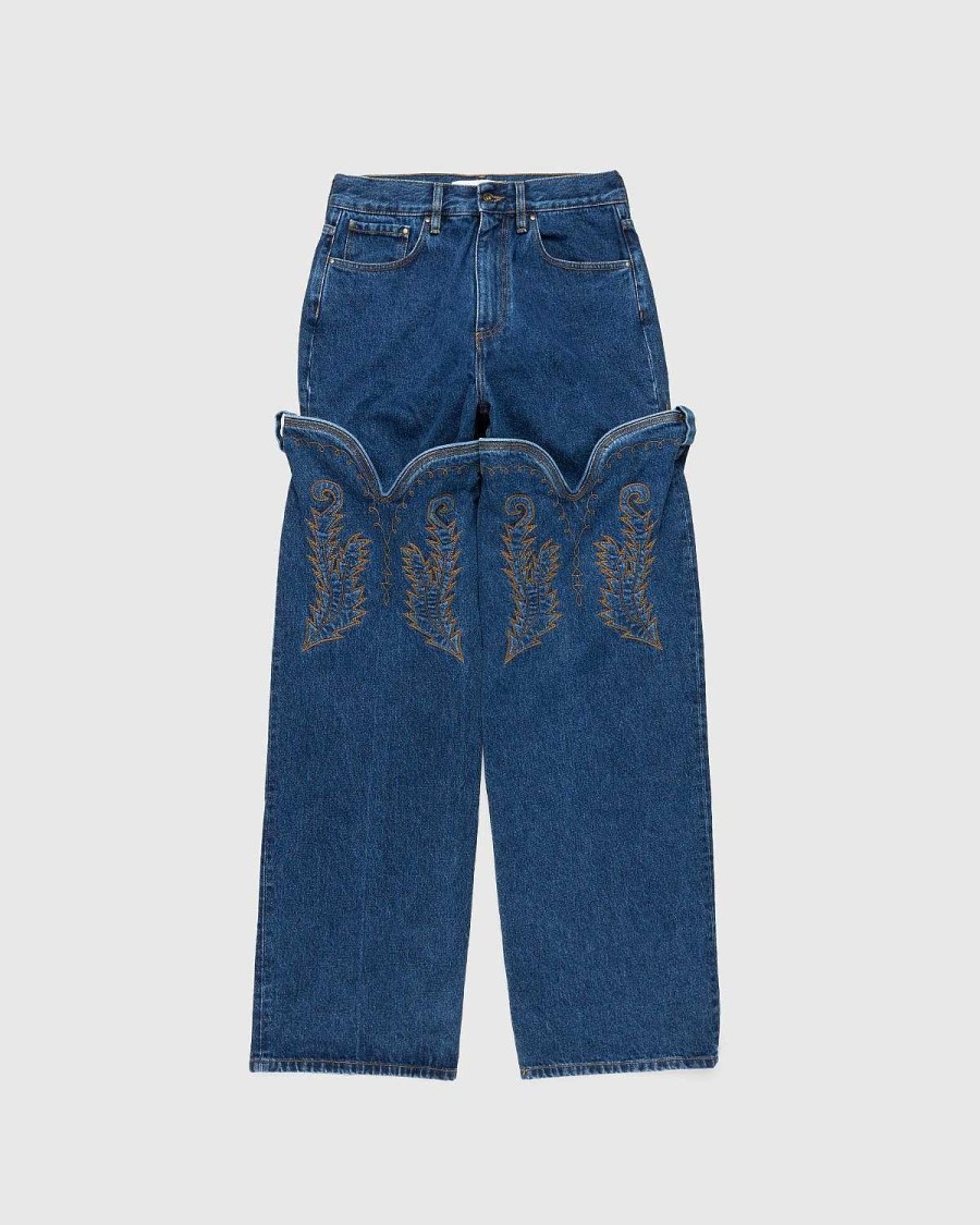 Toj Y/Project | Y/Project Classic Maxi Cowboy Cuff Jeans Navy