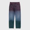 Toj Loewe | Loewe Paulas Ibiza Tricolor Denim Bukser Rod/Bla/Gron