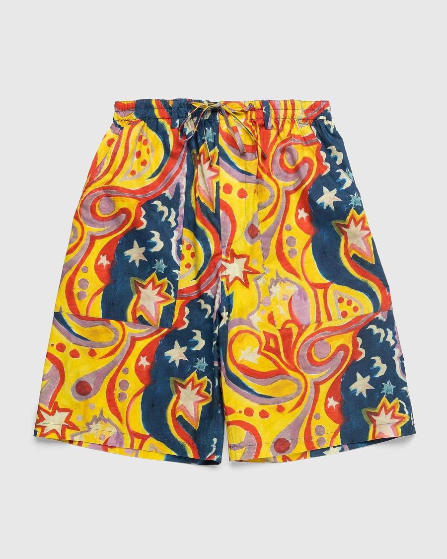 Toj Marni | Marni X No Vacancy Inn Poplin Shorts Multi