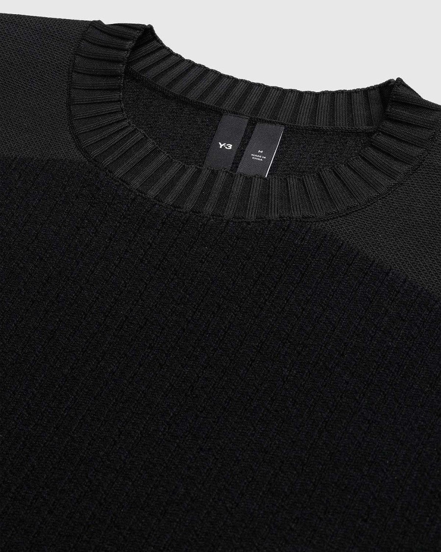 Toj Y-3 | Y-3 Utility Sweater Med Rund Hals, Sort