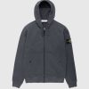 Toj Stone Island | Stone Island Logo Patch Haettejakke Blygra