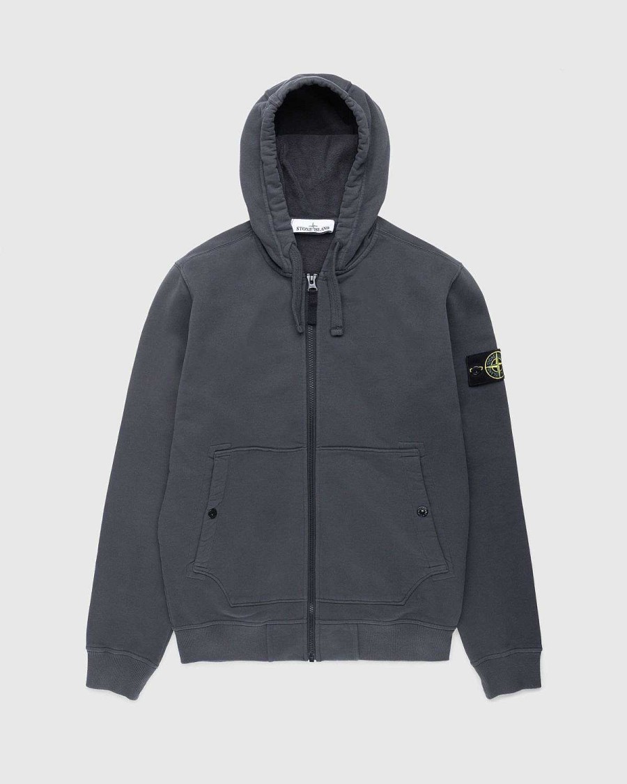 Toj Stone Island | Stone Island Logo Patch Haettejakke Blygra