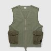 Toj C.P. Company | Cp Company Mercerized Heavy Jersey Blandet Lynlasvest Gron