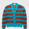 Toj Marni | Marni Stribet Mohair Cardigan Multi